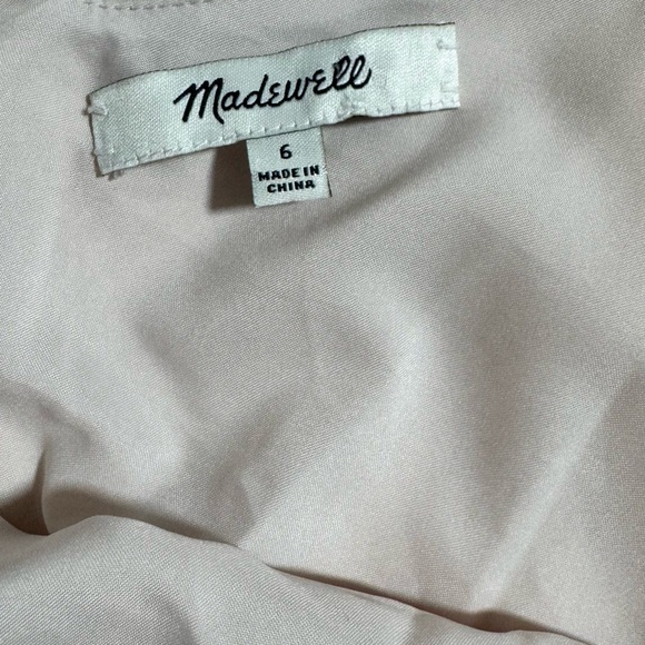 MADEWELL | Silk Button-Down Cami | Size 6 - Picture 8 of 9